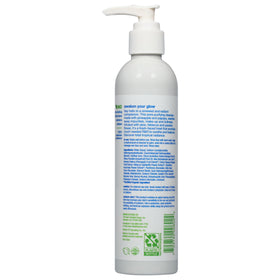 Alba Botanica close-up texture of creamy cleanser with fruit enzymes