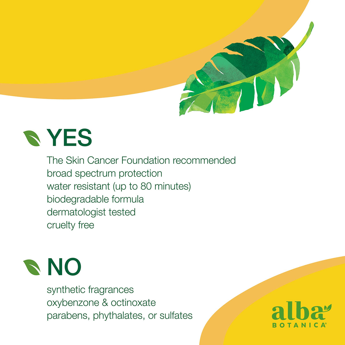 Alba Botanica sunscreen texture on skin highlighting quick-dry, lightweight feel