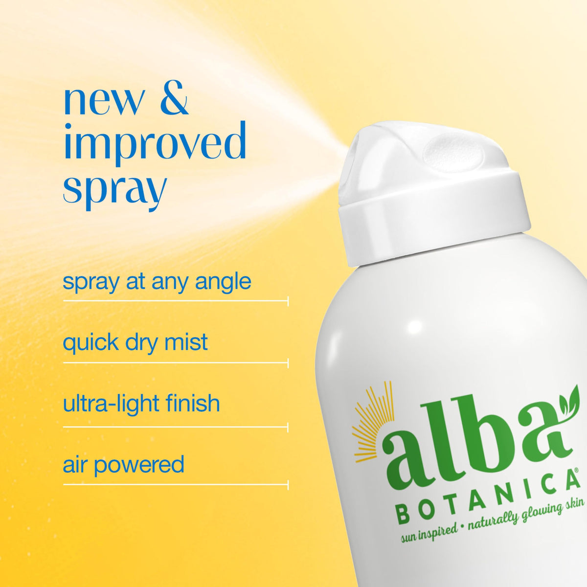 Alba Botanica sunscreen texture on skin demonstrating lightweight, non-greasy hydration