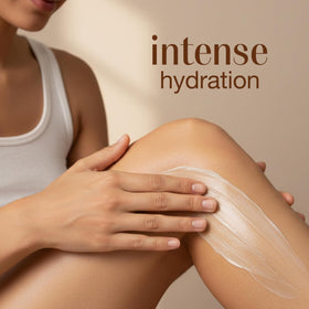 Alba Botanica applying lotion to arm for daily sun protection