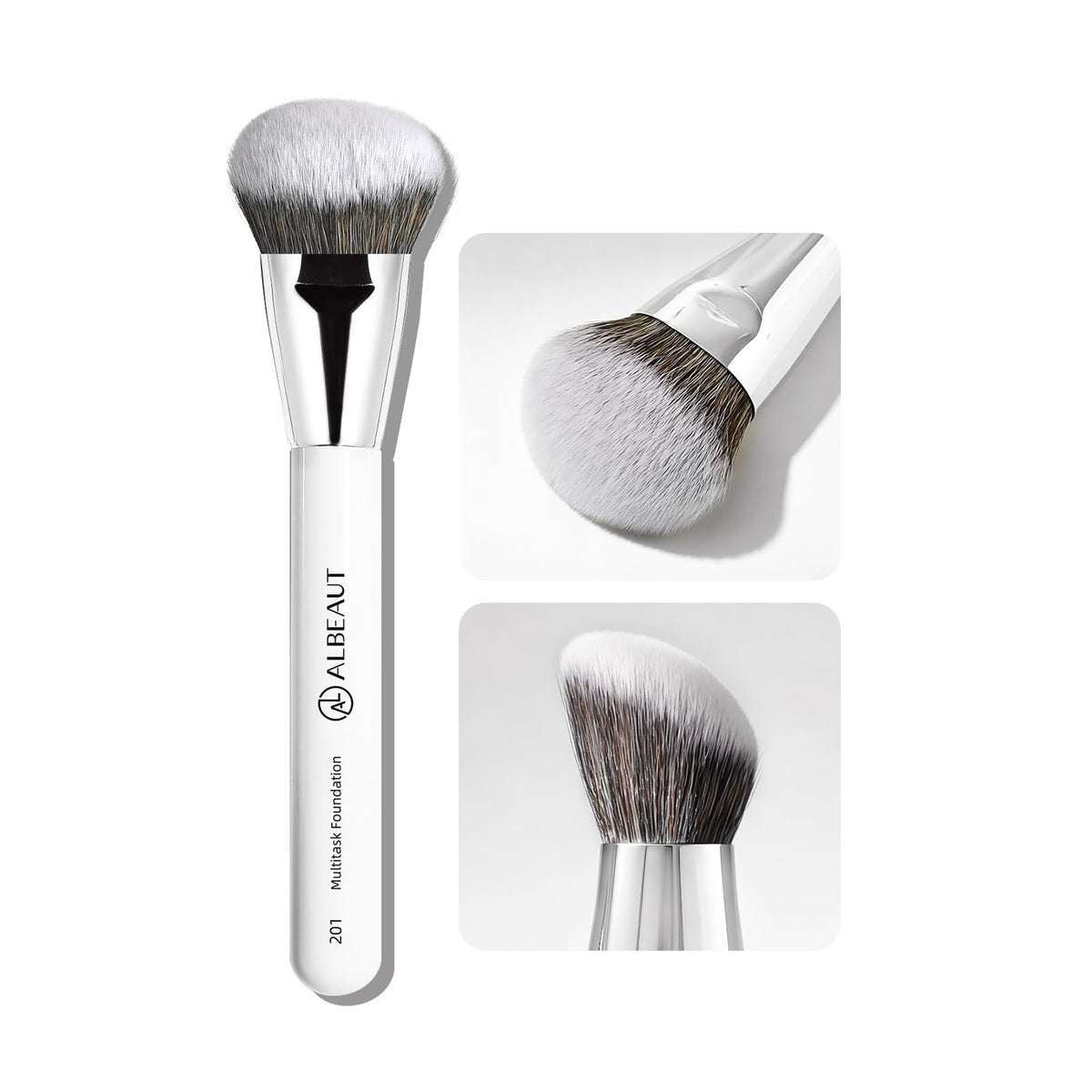 ALBEAUT 201 front view showing large angled head and smooth finish for even coverage