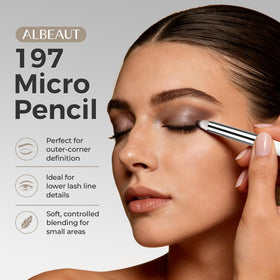 ALBEAUT close-up of dense bristles showing soft-firm texture benefit