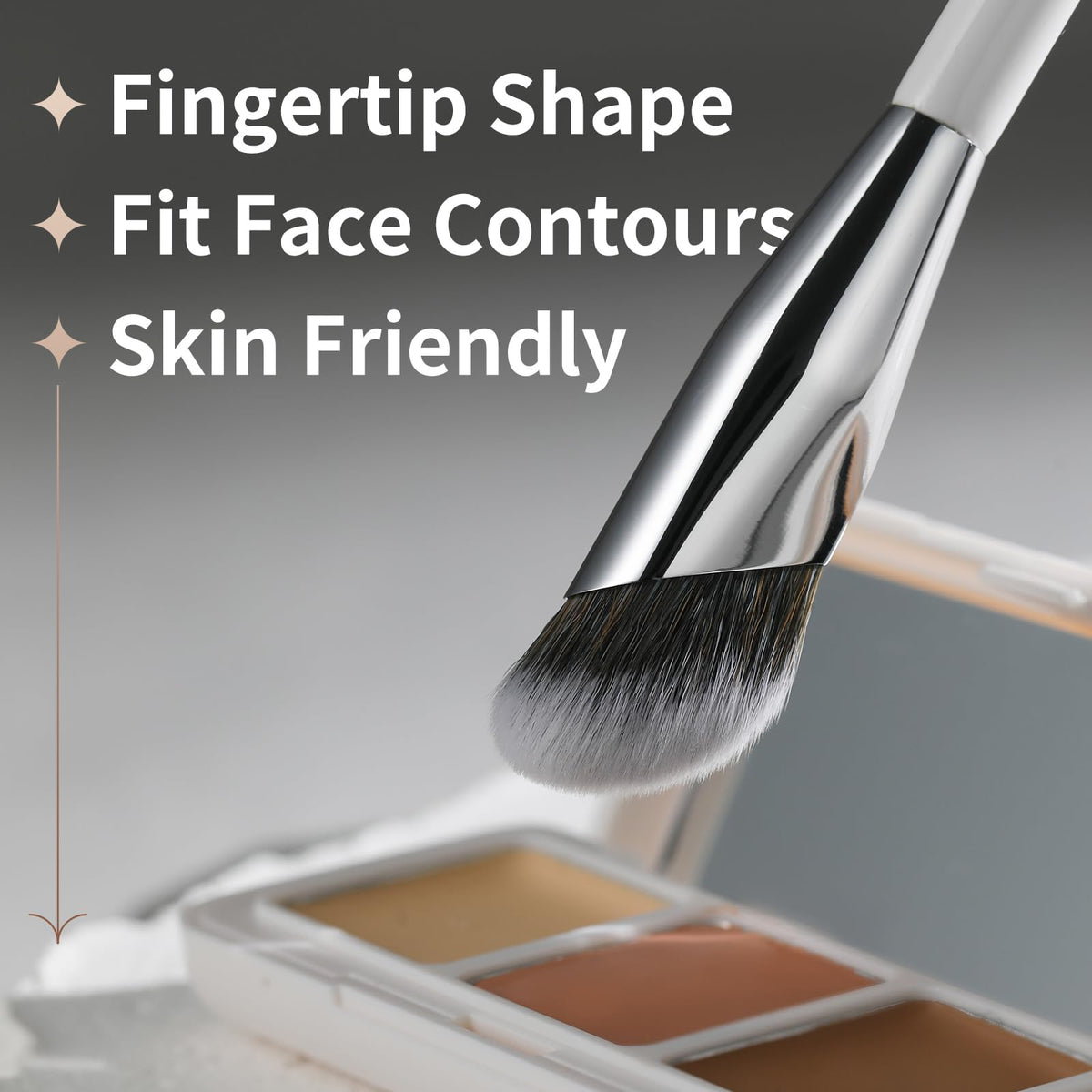 ALBEAUT brushes inside reusable pouch for travel protection and convenience