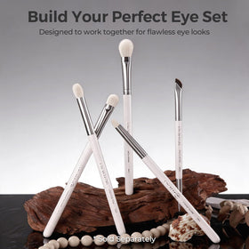 ALBEAUT brush on vanity with cosmetics showing everyday styling use