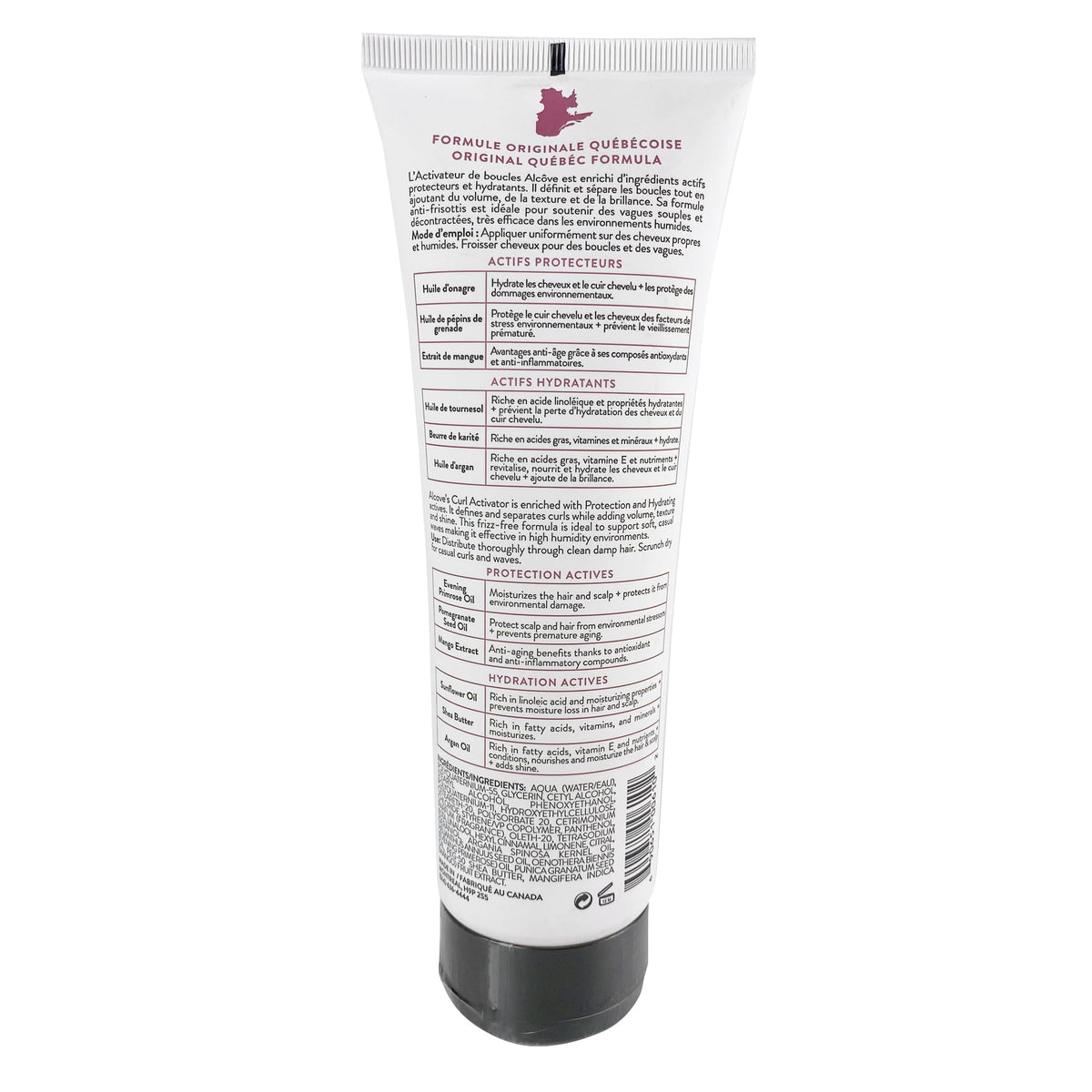 Alcôve on a bathroom shelf in a lifestyle scene suggesting everyday styling routine