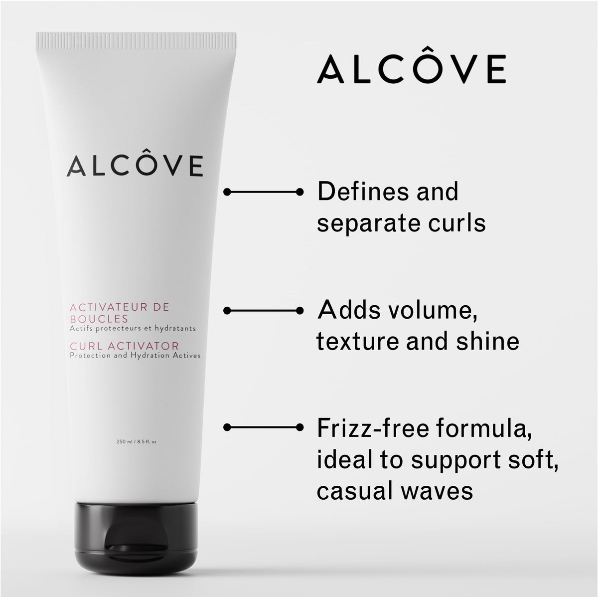 Alcôve cream texture close-up illustrating smooth consistency for easy application
