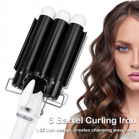 Aleath ceramic barrel close-up highlighting smooth glaze for reduced frizz