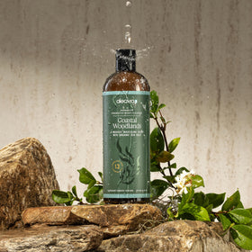 Aleavia 16 oz bottle beside common items to show true size and convenience