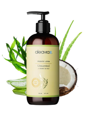 Aleavia front packaging showing clean label and unscented benefit