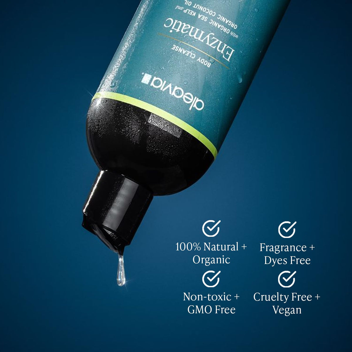 Aleavia texture close-up mild foam demonstrating gentle cleansing