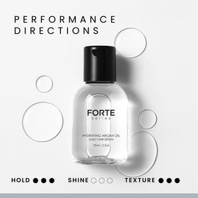 Alex Costa serum in damp hair before blow-dry to prime and protect