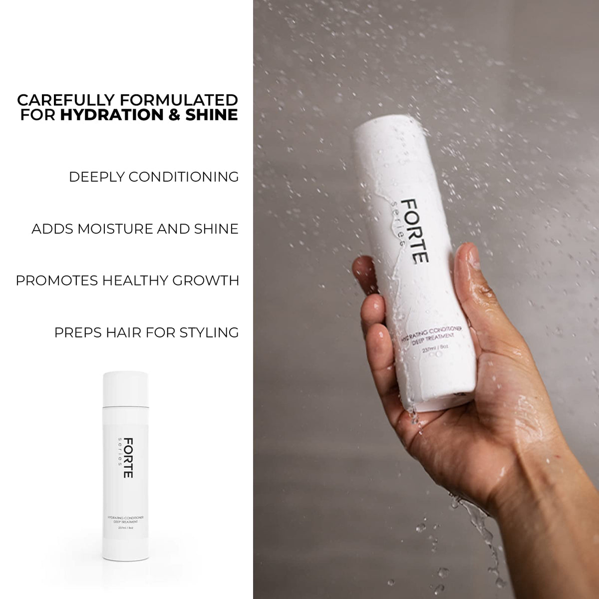 Alex Costa conditioner in a shower scene illustrating everyday use benefits