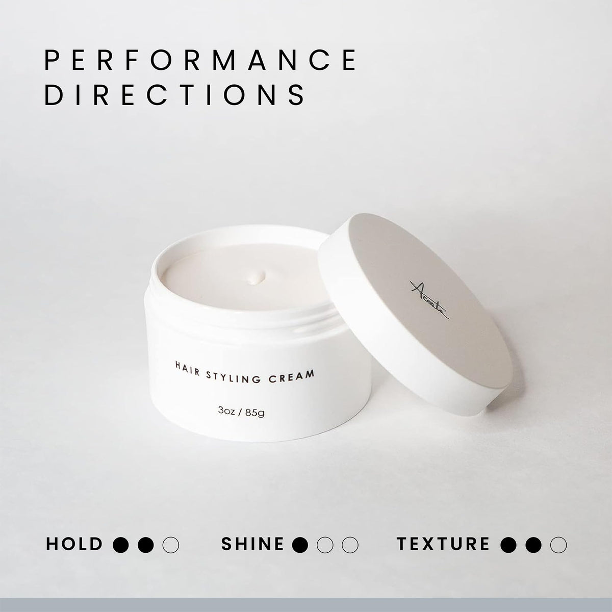 Alex Costa styling cream applied to damp hair demonstrating lift and texture