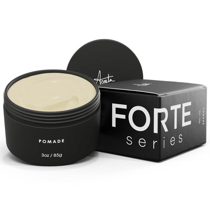 Alex Costa pomade front packaging showing container and branding, quick identification benefit