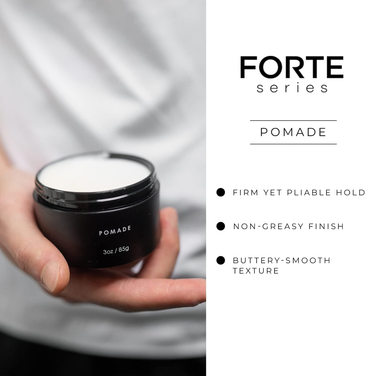 Alex Costa pomade used in slicked-back hairstyle showing controlled low-shine finish benefit