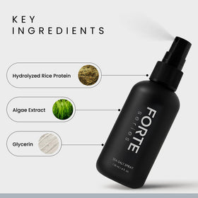 Alex Costa sea-salt spray label closeup highlighting ingredients list and clean formulation benefits
