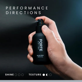 Alex Costa sea-salt spray textured hair closeup showing enhanced waves and natural separation