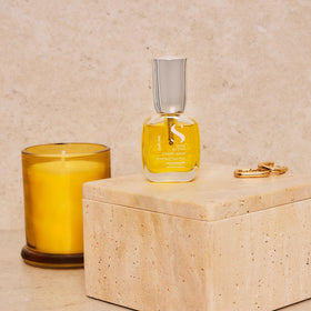 ALFAPARF MILANO applying serum to damp hair to speed drying and ease styling
