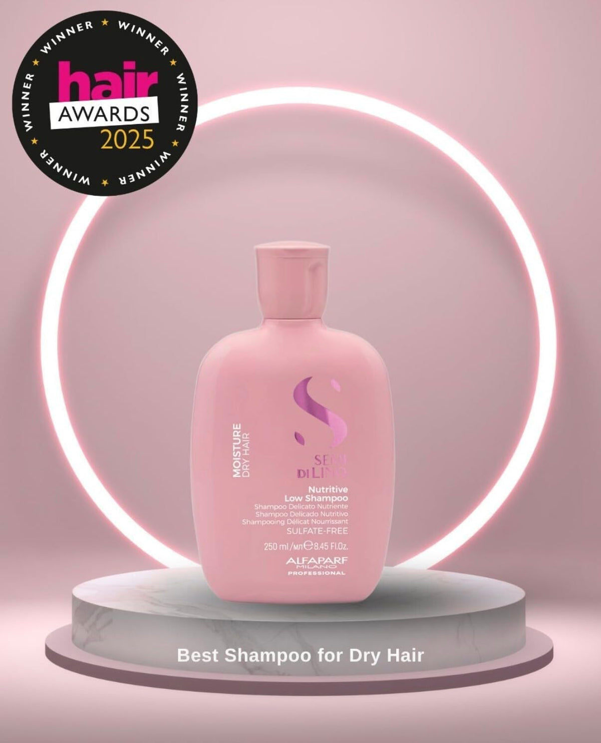 ALFAPARF MILANO after photo on color-treated hair showing enhanced shine and protection