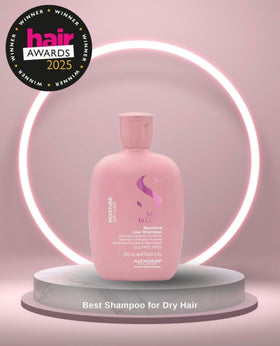 ALFAPARF MILANO after photo on color-treated hair showing enhanced shine and protection