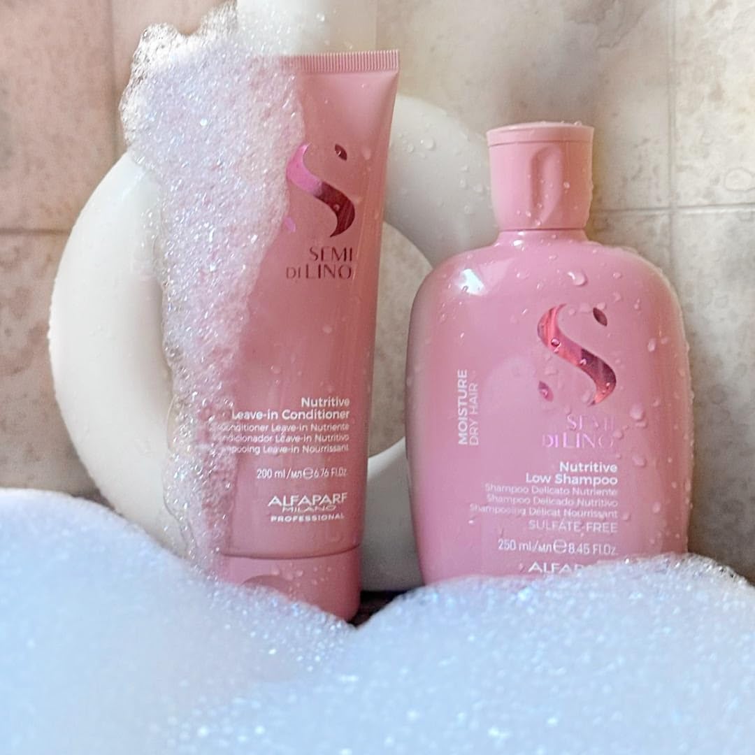 ALFAPARF MILANO lifestyle bathroom setup showing salon-quality routine at home