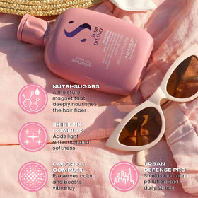 ALFAPARF MILANO shampoo label close-up showing sulfate-free claim
