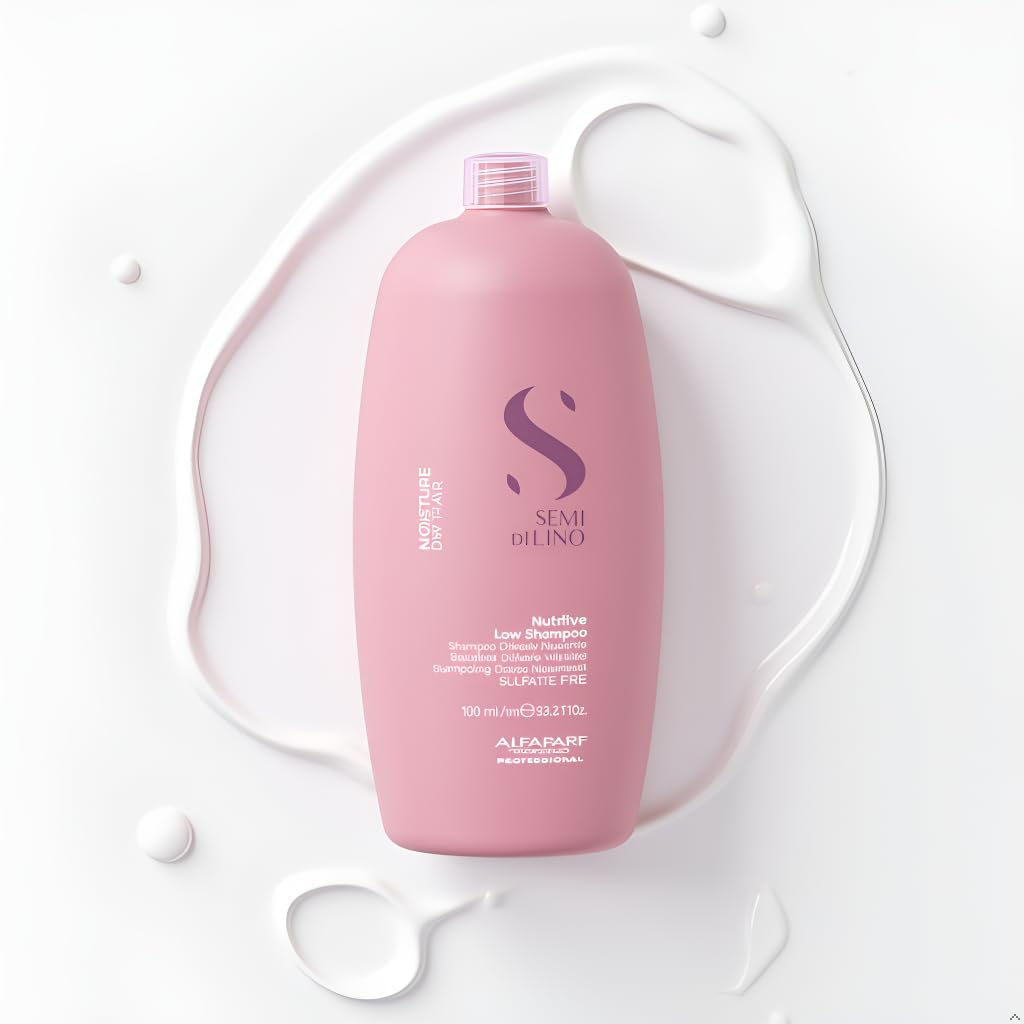 ALFAPARF MILANO shampoo lathering in shower demonstrates gentle cleansing action