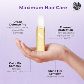 Beauty Nation USA Alfaparf oil texture drop demonstrating rich reparative consistency for penetration