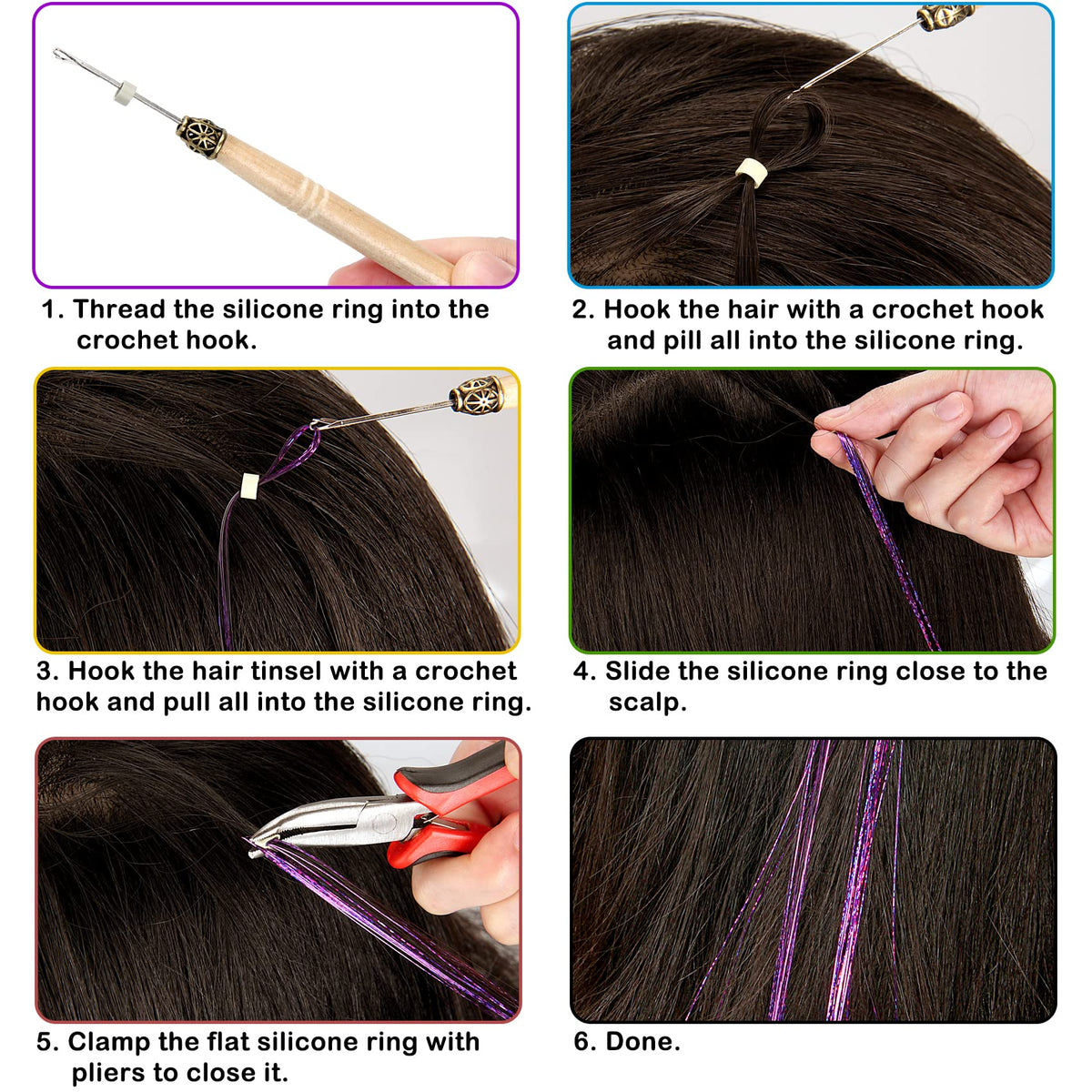 ALFIE DARLING festival-style hair with tinsel for standout styling