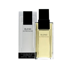 ALFRED SUNG bottle front packaging showing elegant design and everyday wearability