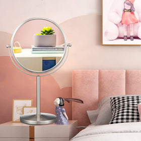 ALHAKIN mirror on bathroom vanity illustrating real-life use