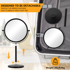 ALHAKIN on bathroom vanity illustrating rust-resistant frame for humid spaces