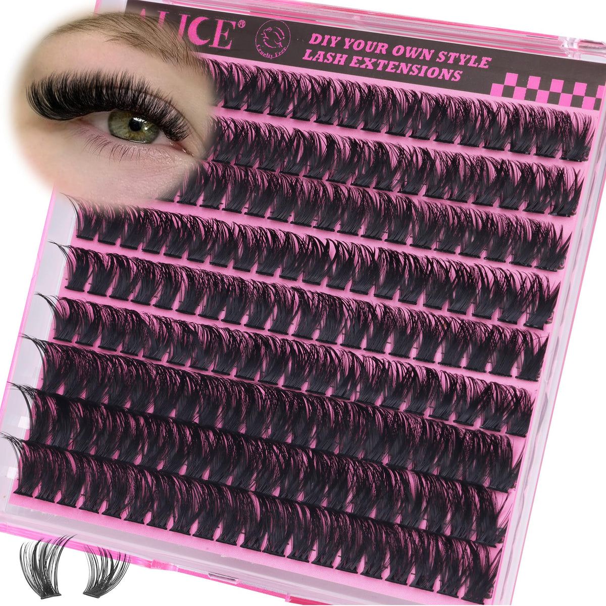 ALICE cleaned clusters in storage tray signaling reusable convenience