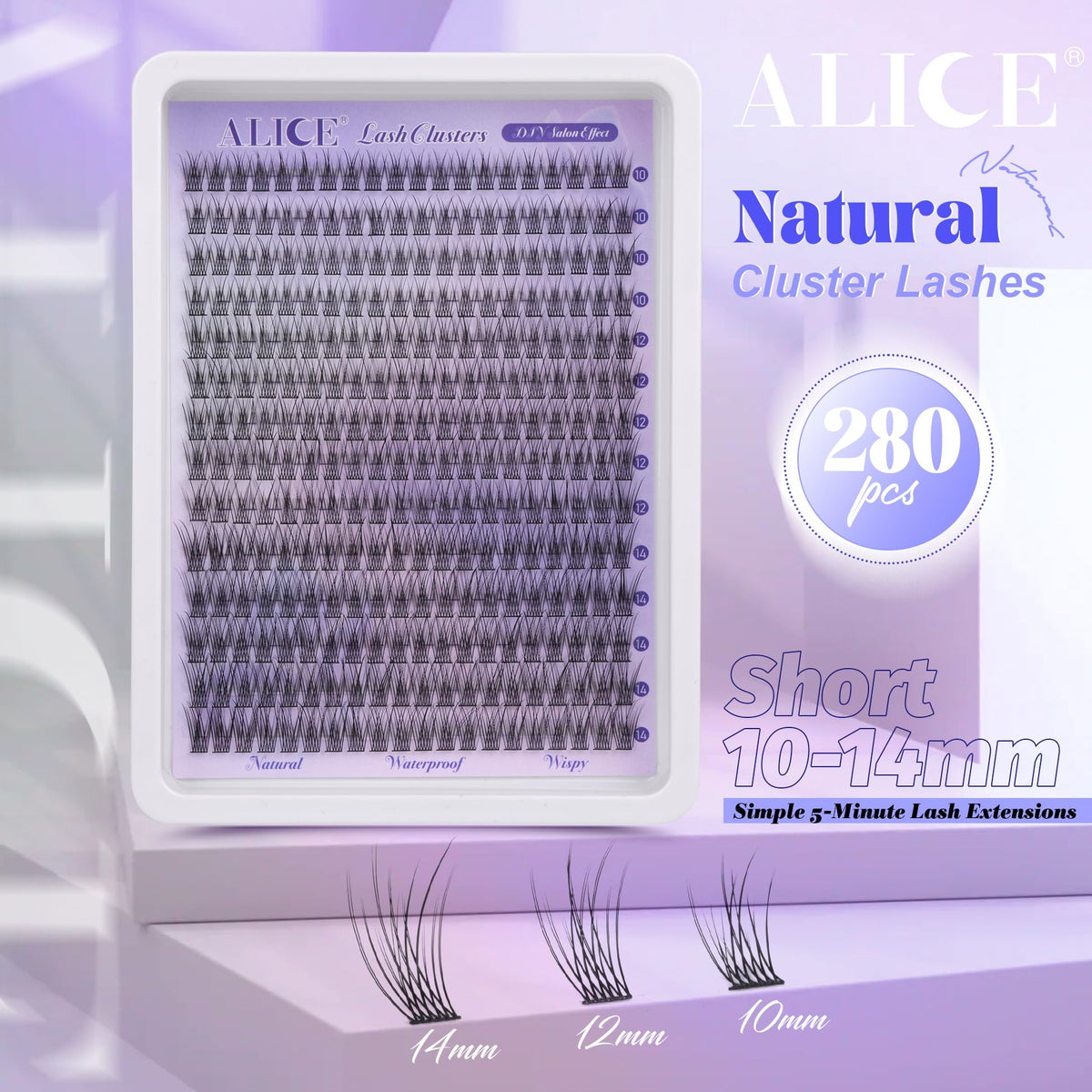 ALICE ultra-thin lash band close-up for seamless blend