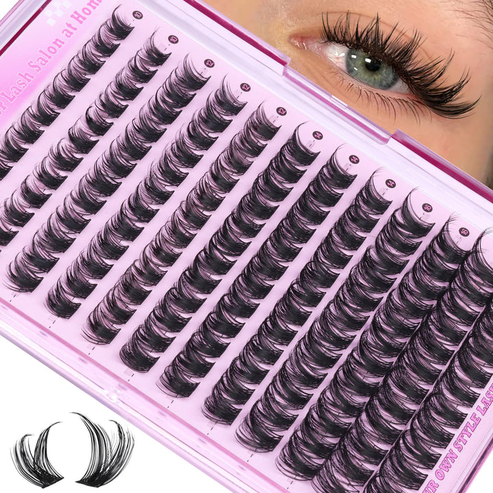 ALICE front packaging showing 144 cluster lashes and lengths