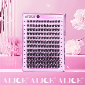 ALICE lifestyle shot of finished glamorous wispy lash look