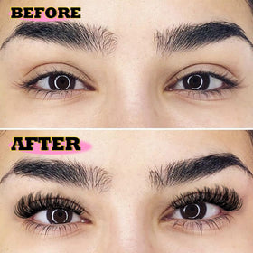 ALICE eye before and after demonstrating fuller, lifted look