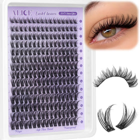 ALICE front packaging showing 224-piece cluster lashes for versatile styling