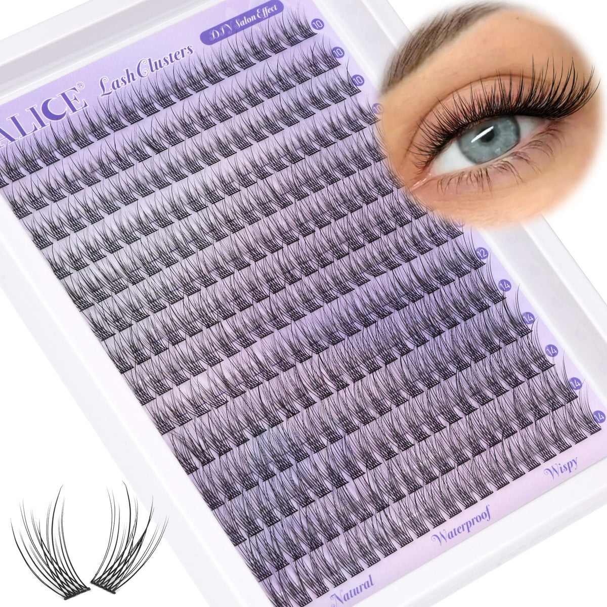 ALICE front packaging showing 280pcs clusters and benefits