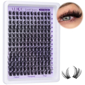 ALICE lashes next to ruler for scale illustrating cluster length variety and fit