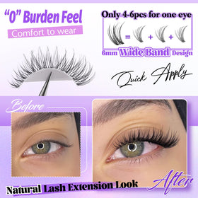 ALICE display of 8–16mm lengths for customizable lash styling
