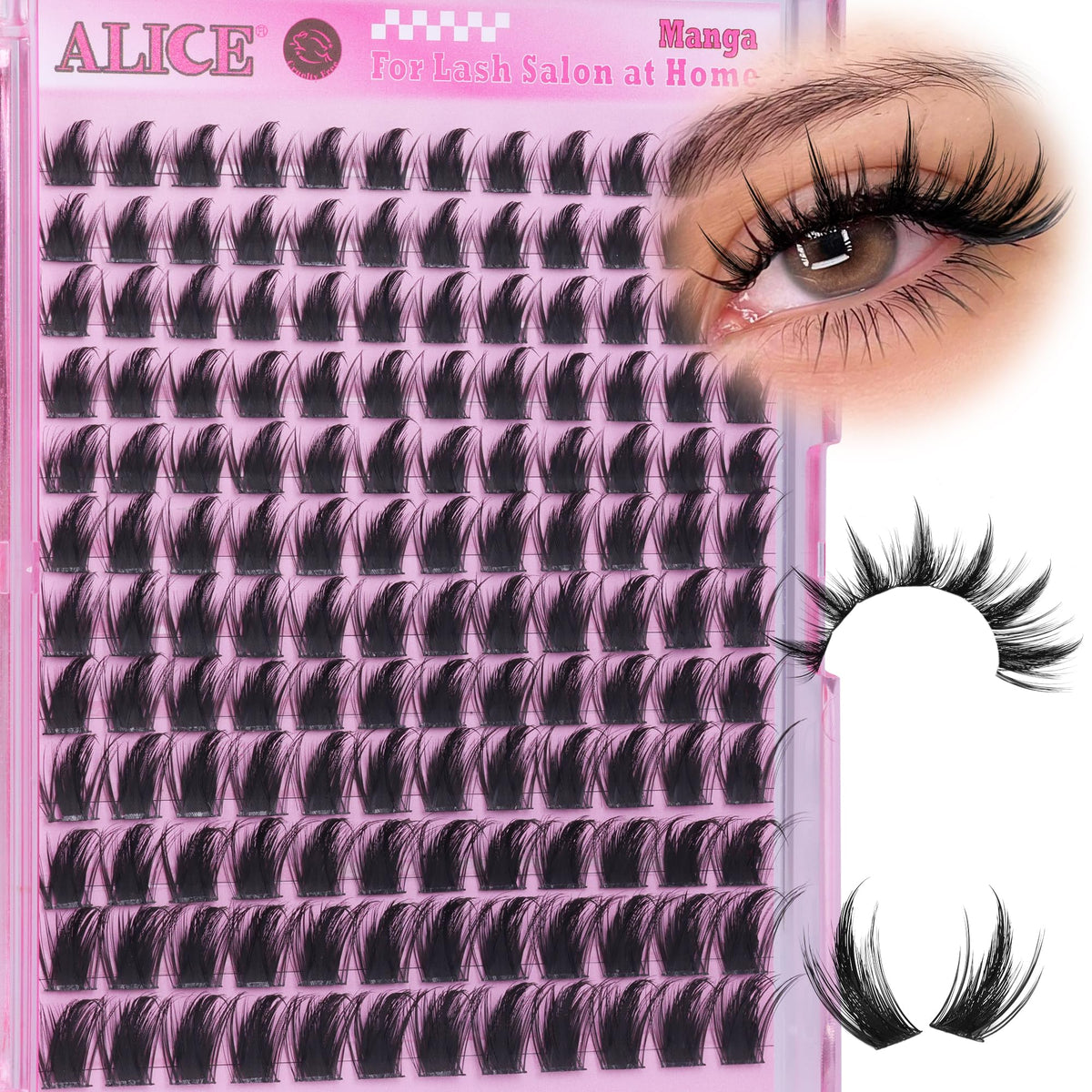 ALICE lifestyle image of cosplay makeup using clusters for bold evening drama