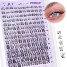 ALICE finished evening makeup look showing buildable volume