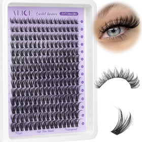ALICE evening look using clusters for fluttery, lifted lashes