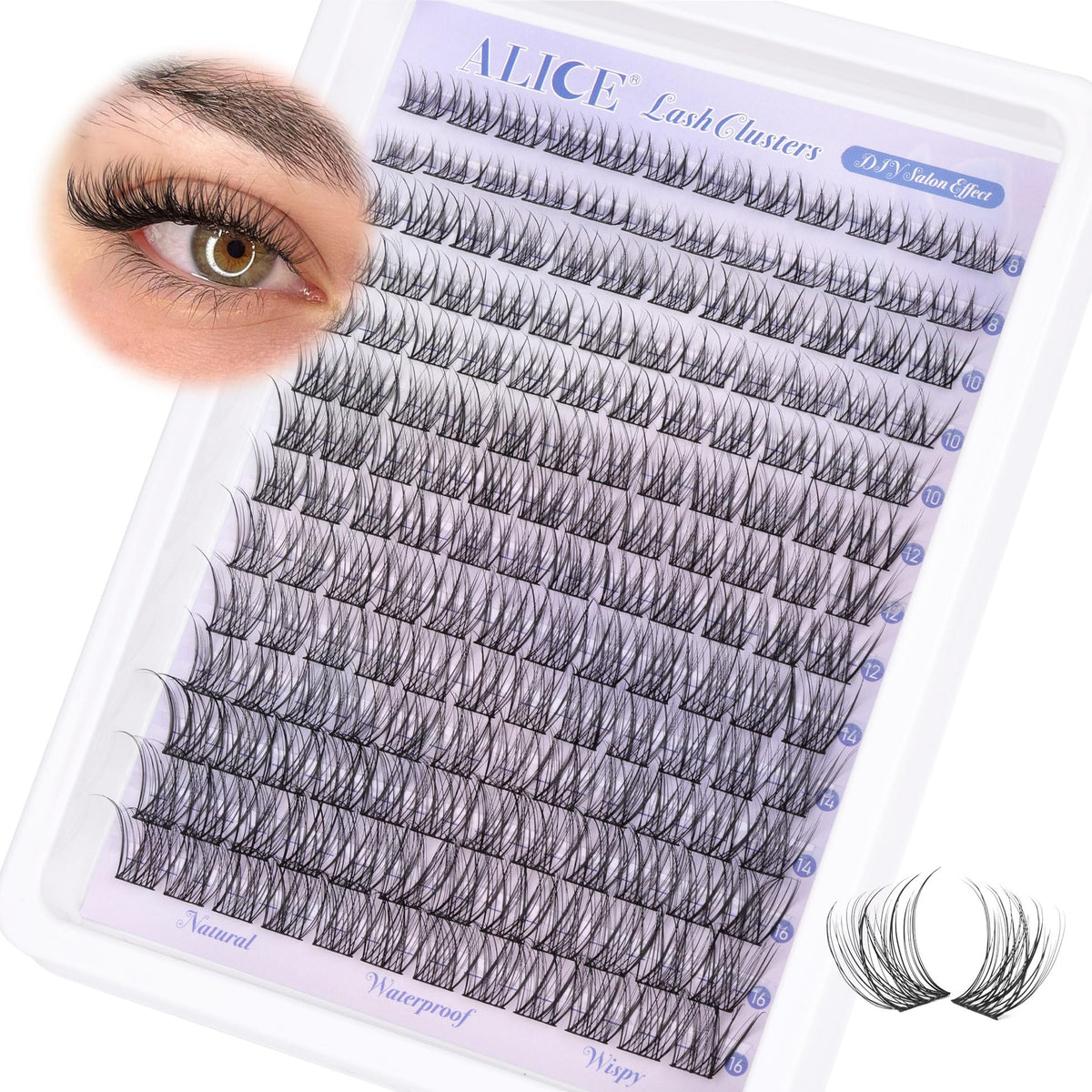 ALICE storage case with lashes, reuse and longevity benefit