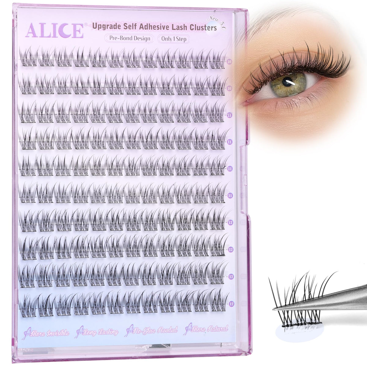 ALICE close detail of C-curly shape offering comfortable lift