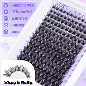 ALICE macro of lash fiber texture highlighting soft lightweight construction