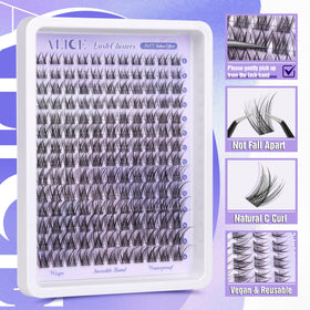 ALICE soft silk-like lash fiber texture highlighting lightweight comfort