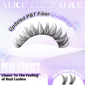 ALICE ultra-thin band detail for seamless natural lash blending