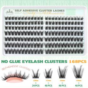 ALICROWN HAIR model wearing dramatic 16mm clusters for glam evening look